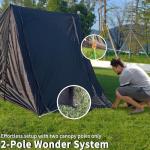 Instant Camp Hub Tailgate Tent for 3 People