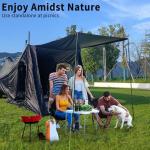 Instant Camp Hub Tailgate Tent for 3 People