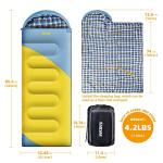 0°F Cold Weather Sleeping Bag for Camping