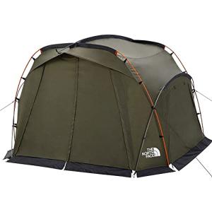 North Face Evabase 6 Tent in Naupe Green