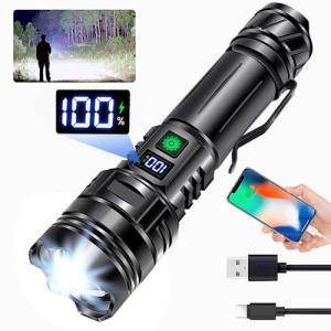 Super Bright Rechargeable LED Flashlight with 5 Modes