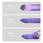 Warm T-Shaped Sleeping Bag for 3 Seasons