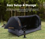 SAN HIMA Double Swag Tent with Foam Mattress