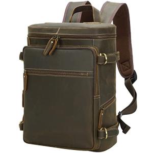 Tiding Leather Backpack for 15.6 Inch Laptop