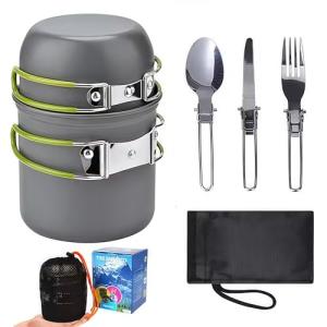 Azragon Lightweight Stainless Steel Camping Utensils Set