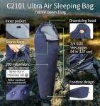 Litume Ultra-Light Down Mummy Sleeping Bag