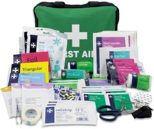 Lewis-Plast 160-Piece First Aid Kit Bag