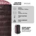 TETON Sports Women’s Celsius -18C/0F Sleeping Bag