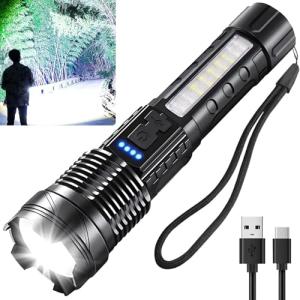 Super Bright Rechargeable 20000 Lumens LED Flashlight