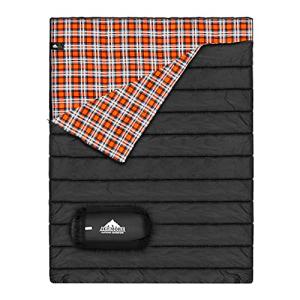 AGEMORE Double Cotton Flannel Sleeping Bag - Queen Size