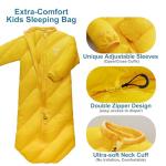 AZITREK T40 Toddler Sleeping Bag for Ages 2-4