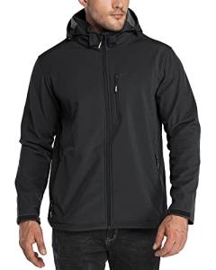 Men's Waterproof Softshell Jacket with Fleece Lining