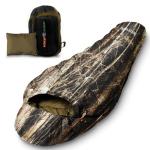 SereneLife Lightweight Mummy Sleeping Bag for Camping