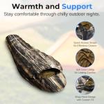 SereneLife Lightweight Mummy Sleeping Bag for Camping