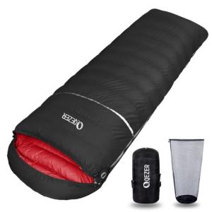 Winter Down Sleeping Bag for Cold Camping