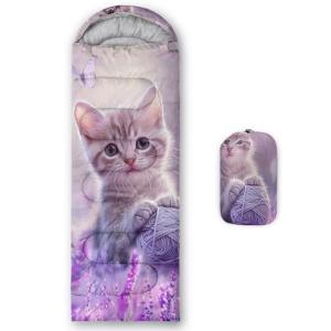 Kawaii Cat Sleeping Bag for Kids - Waterproof