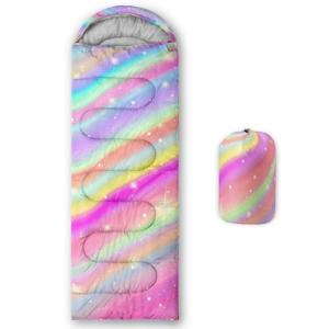 Rainbow Pink Sleeping Bag for Adults, 3 Seasons