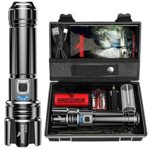 Super Bright Rechargeable Tactical Flashlight 30000 Lumens