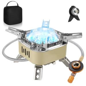 Portable Gas Camping Stove with Piezo Ignition