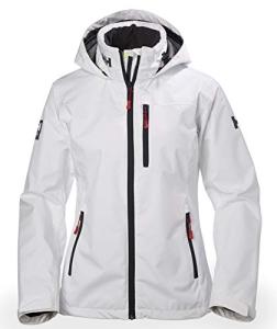 Helly Hansen Women's White Waterproof Hooded Rain Jacket