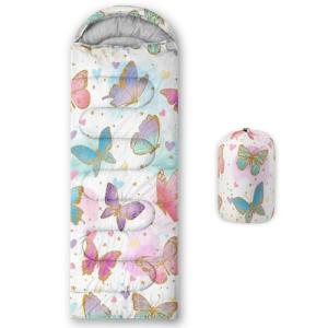 Colorful Butterfly Sleeping Bag for Camping Outdoors