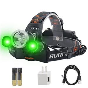 BORUIT RJ-3000 Rechargeable LED Headlamp for Outdoor Adventures
