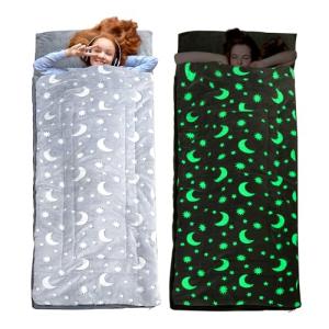 Glow in the Dark Kids Sleeping Bag Set