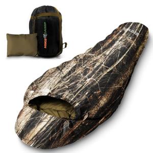 SereneLife Lightweight Mummy Sleeping Bag for Camping