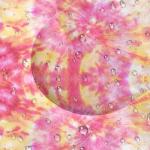 QOOMO Pink Tie Dye Waterproof Camping Sleeping Bag