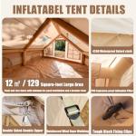 Inflatable Camping Tent for 5-8 Persons