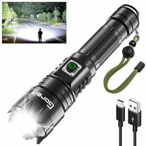 Bright Rechargeable LED Flashlight for Camping and Hiking