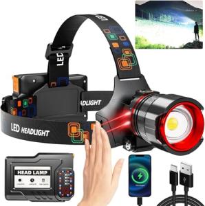 Compact 1000 lm Rechargeable UV Flashlight with Modes