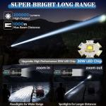 Super Bright Rechargeable LED Flashlight with 5 Modes