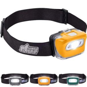 GORILLA GRIP Ultra Bright LED Headlamp, 7 Modes