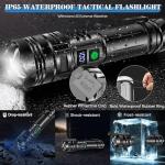 Super Bright Rechargeable LED Flashlight with 5 Modes
