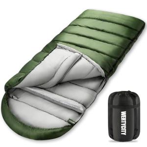 WERTYCITY Lightweight Cold Weather Sleeping Bag