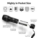 Super Bright Waterproof LED Flashlight with Adjustable Focus