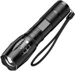 Bright Zoomable LED Flashlight for Camping and Hiking