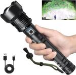 Super Bright 990,000 Lumens USB Rechargeable Flashlight