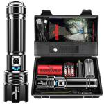 Super Bright Rechargeable Tactical Flashlight 30000 Lumens