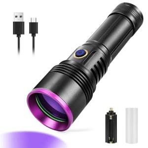 Rechargeable UV Light Torch for Stain Detection