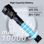 Super Bright 990000 Lumens Rechargeable Flashlight