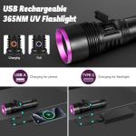 Rechargeable UV Light Torch for Stain Detection