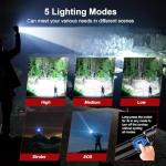Super Bright Rechargeable Tactical Flashlight 30000 Lumens