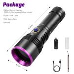 Rechargeable UV Light Torch for Stain Detection