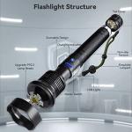 Super Bright 990000 Lumens Rechargeable Flashlight