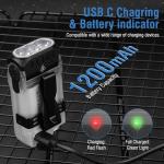 PEAUS V15 LED Flashlight – 1200 Lumens, Rechargeable