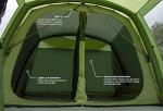 Vango Airbeam Odyssey 500 Inflatable Family Tent