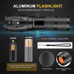2000 Lumens Tactical Flashlights - 3 Pack