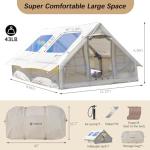 Large Inflatable Camping Tent for 4-8 People